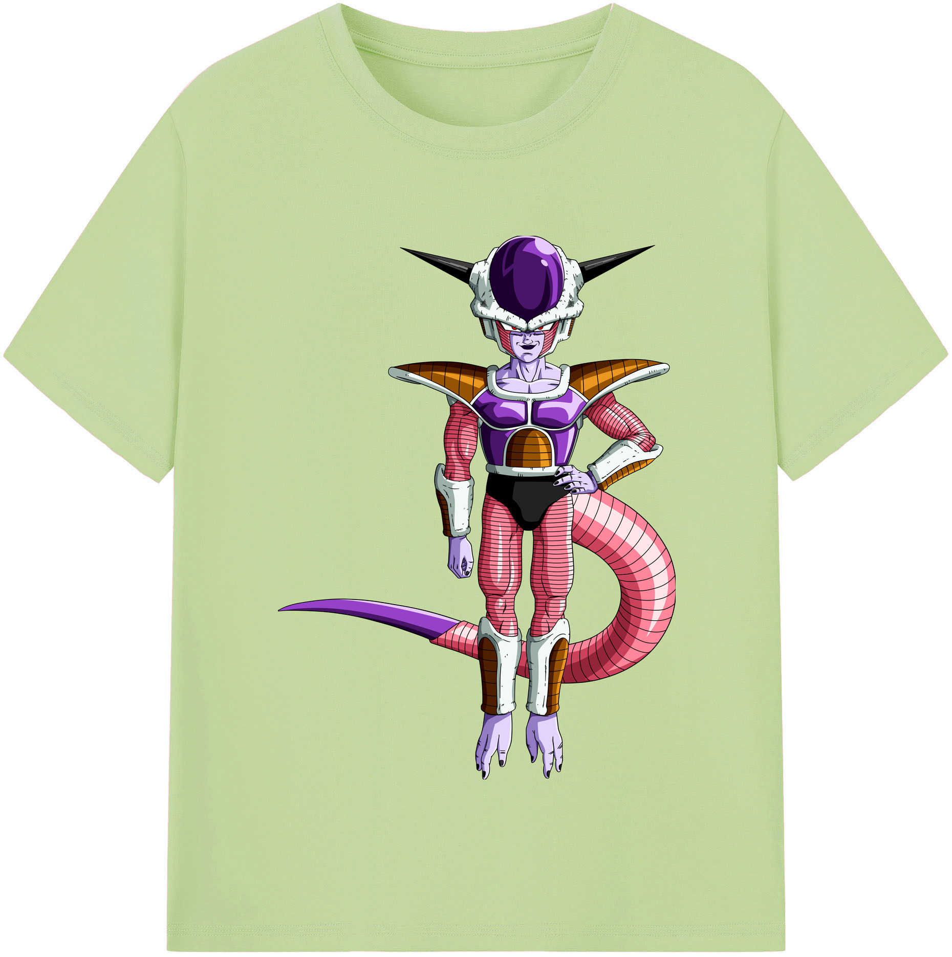 （画像用） ドラゴンボール フリーザ DRAGON BALL Frieza 綿100％半袖Tシャツ（フロントプリント）
